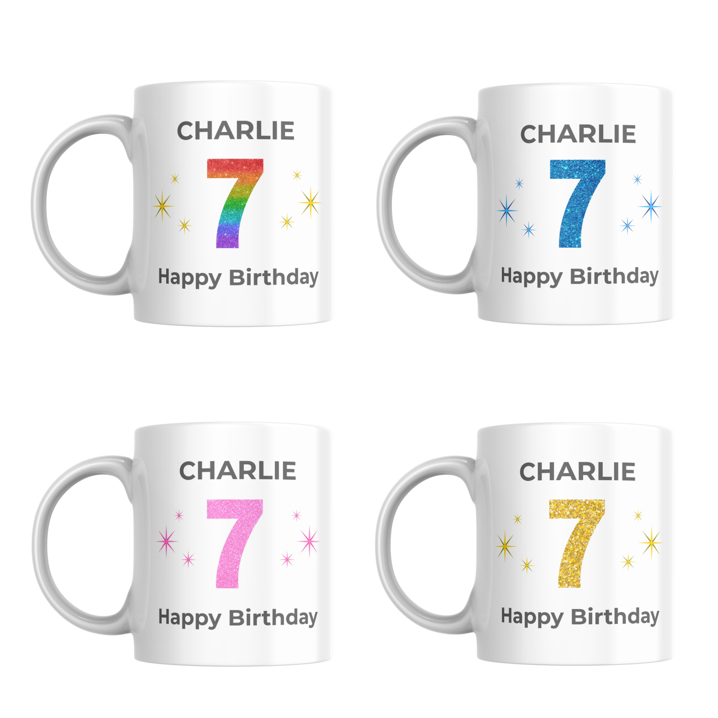 Personalised Any Age Birthday Mug