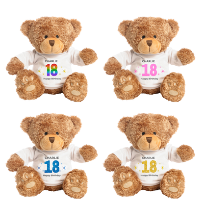 Personalised 18th Birthday Classic Bear