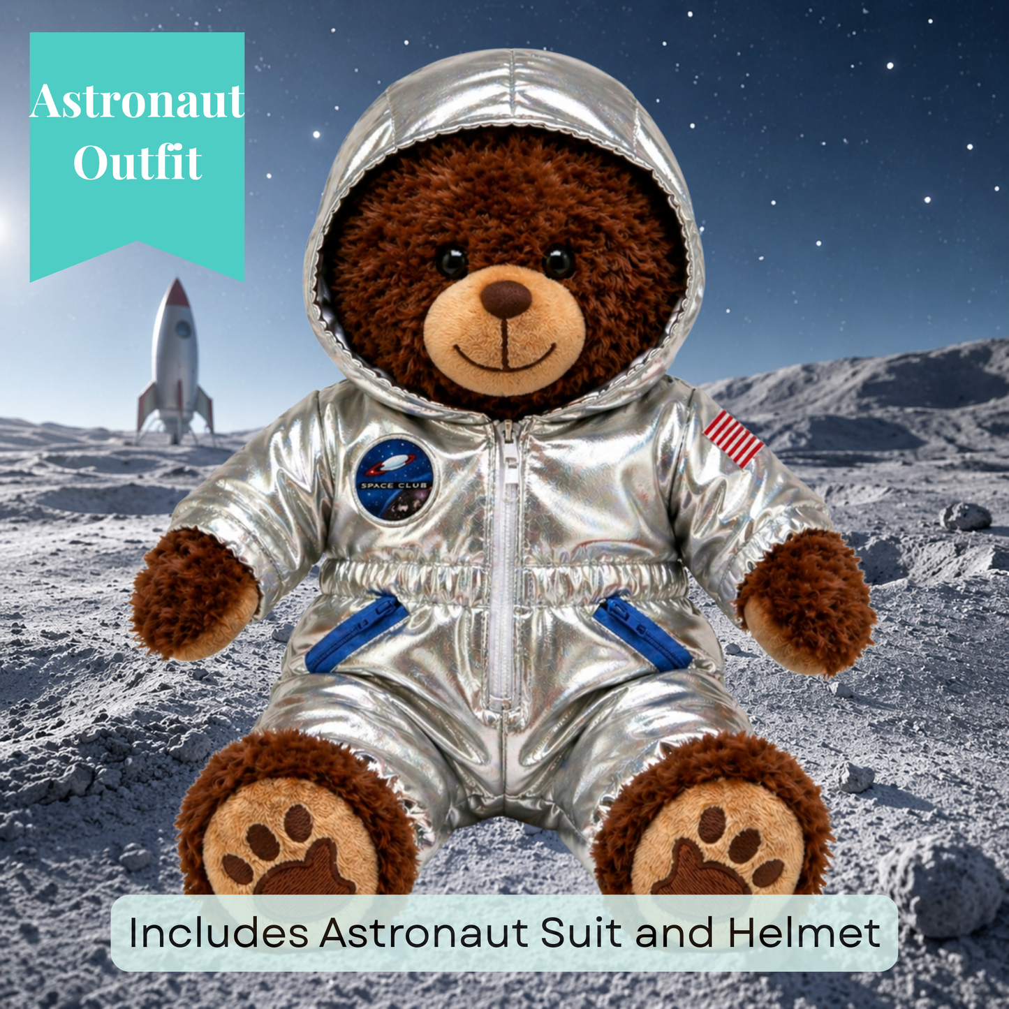 Astronaut Outfit (Fits 16” Bears)