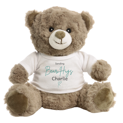 Personalised Get Well Teddy Bear – Sending Bear Hugs
