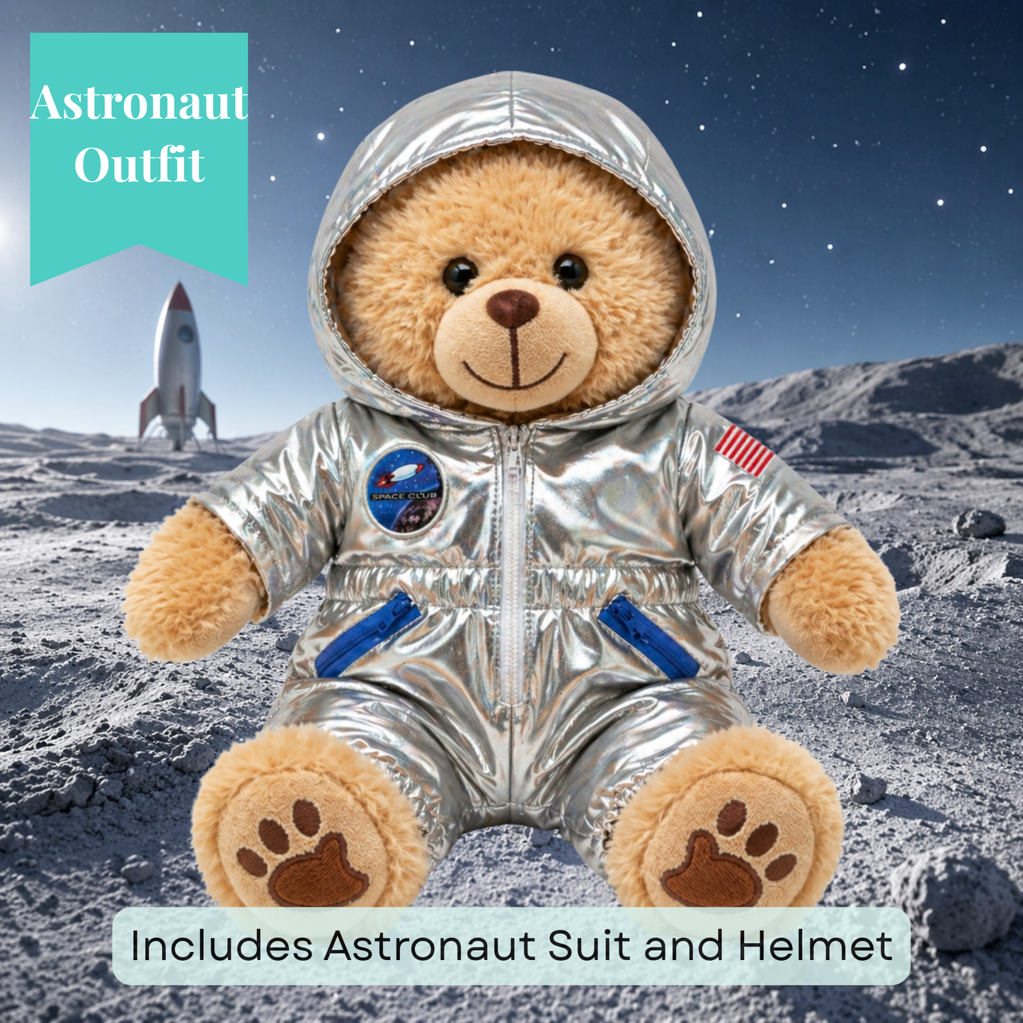 Astronaut Outfit (Fits 16” Bears)