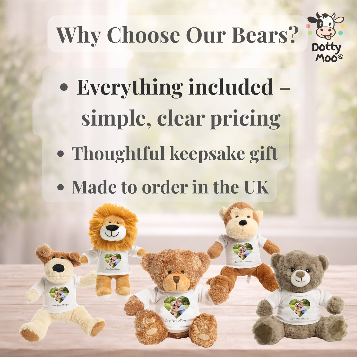 Personalised Grandson Christmas Teddy Bear