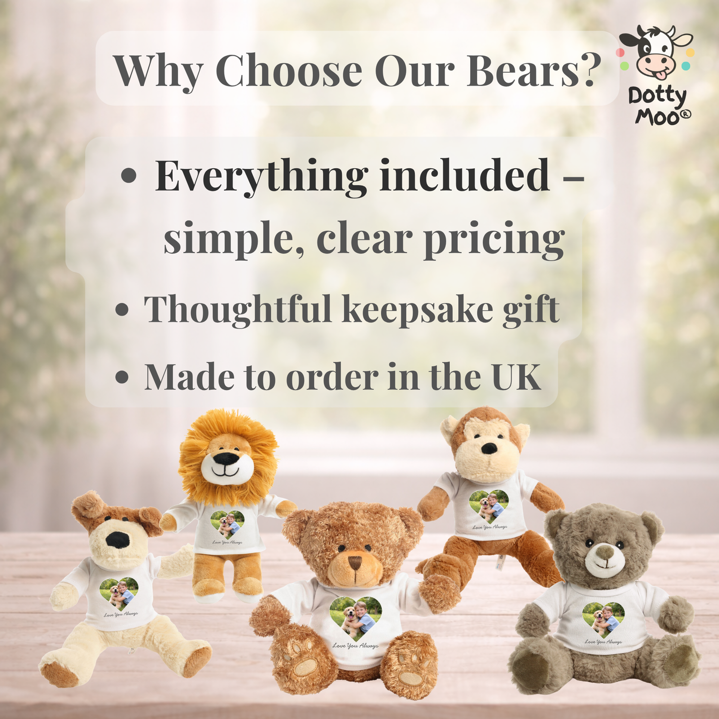 Personalised Memorial Monkey Teddy