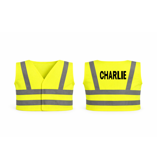 Personalised Hi-Vis Jacket (Fits Small Plush)