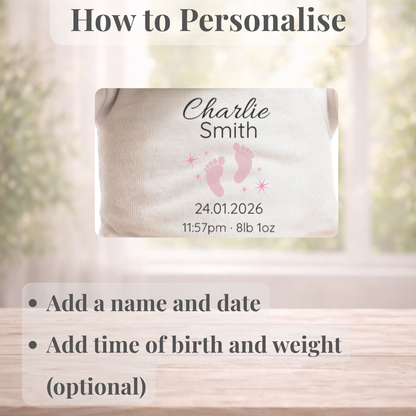 Personalised Newborn Classic Teddy Bear